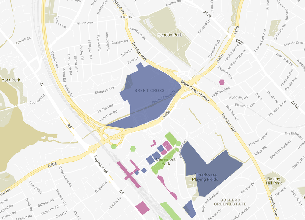 Brent Cross London NW5 Freehold Ground Rents